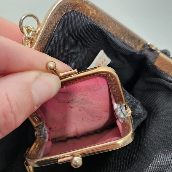 Vintage Style By Du Val Black Beaded Evening Bag - Picture 8 of 14